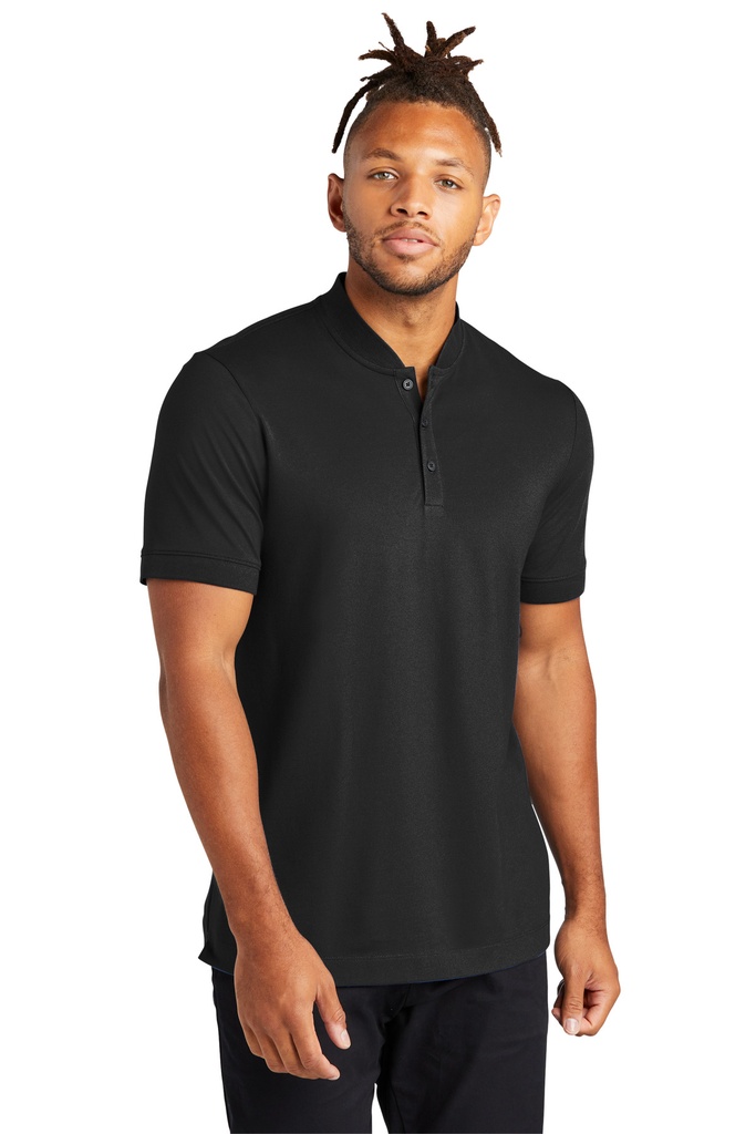 MERCER+METTLE Stretch Pique Henley MM1008