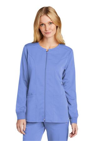 WonderWink Women's Premiere Flex Full-Zip Scrub Jacket WW4088