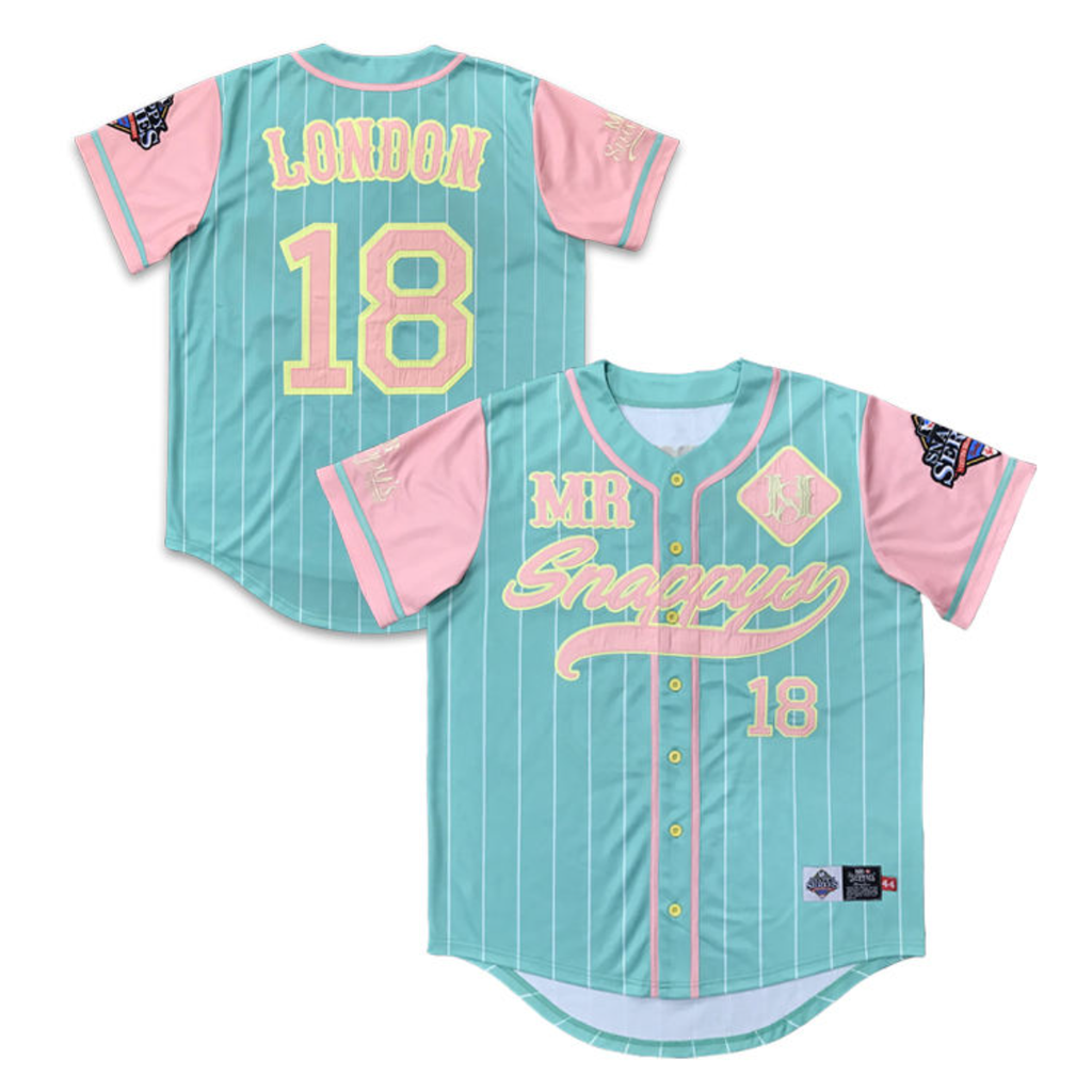 Homerun Tackle Twill Baseball Jersey with Buttons