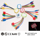 5-In-1 Mobile USB Charging Cable - LED. AC6085