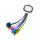 5-In-1 Mobile USB Charging Cable - LED. AC6085