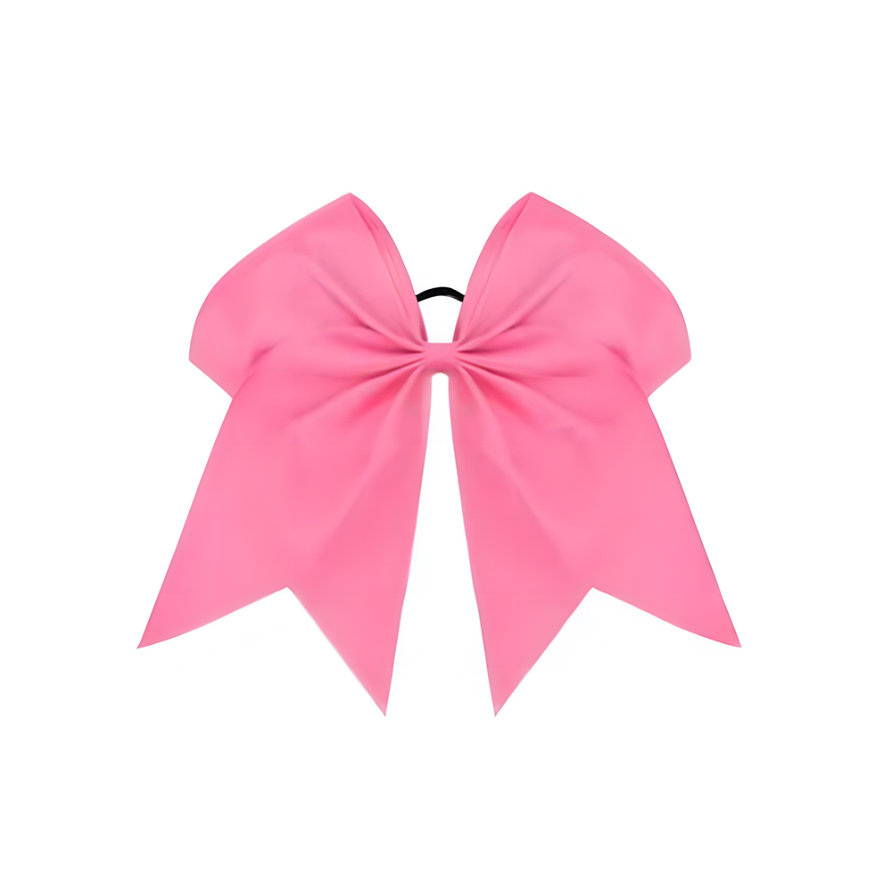 7'' Breast Cancer Awareness Printed Cheer Hair Bow. BCA6369