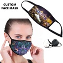 A-Grade Vivaldi Sublimated Cotton Face Mask - 2 Ply. CV2700