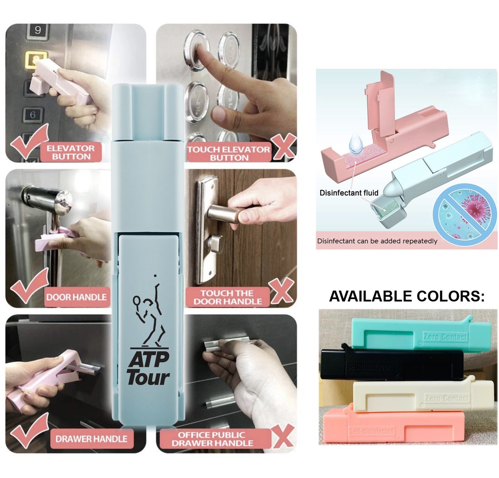 Auto Disinfection Sanitary Tool with Stylus Touchscreen Tip. CV9560