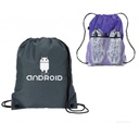 Backpack Drawstring Sports Bag W/ Mesh Compartment. DB5440