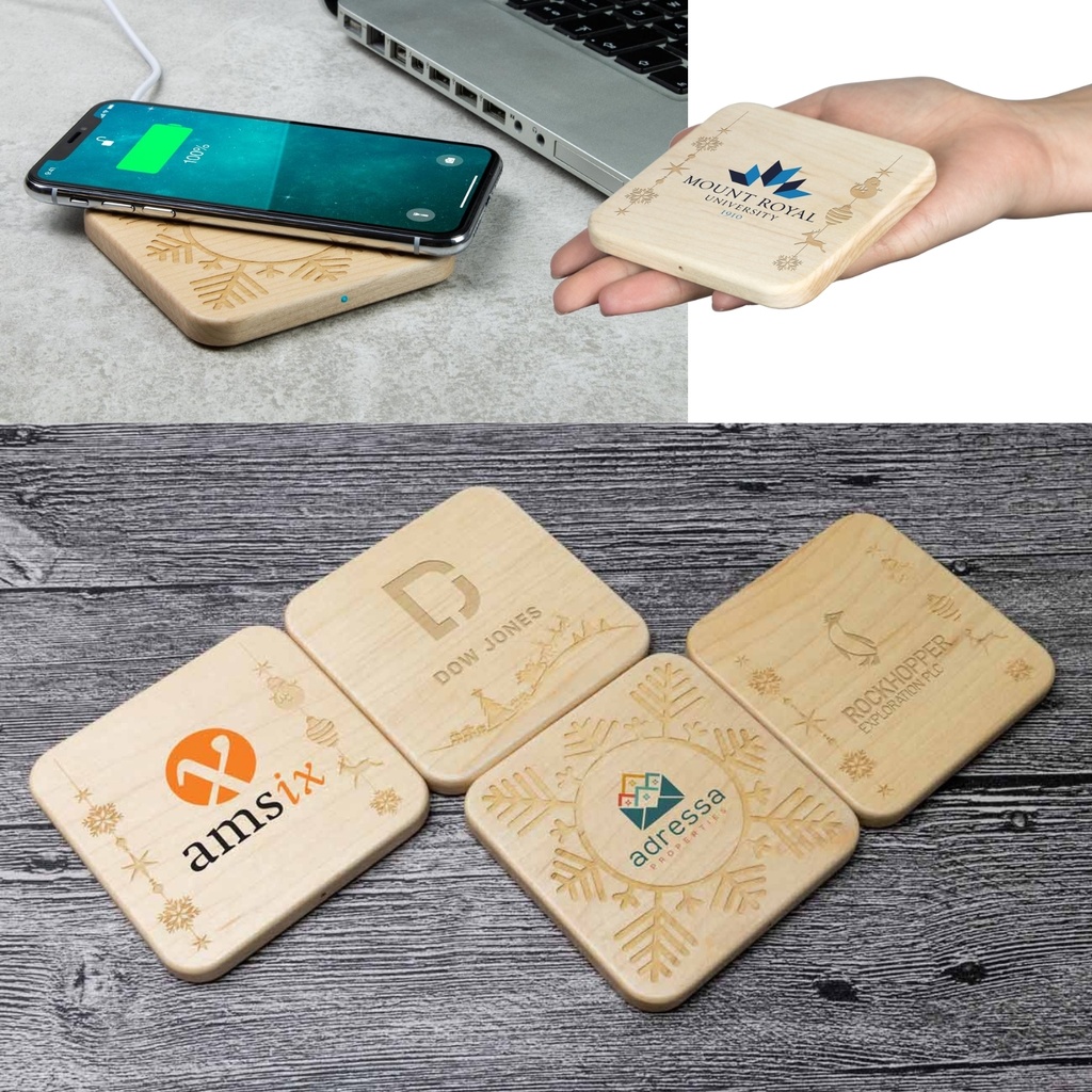 Bamboo Eco Qi Wireless Charger. WC8332