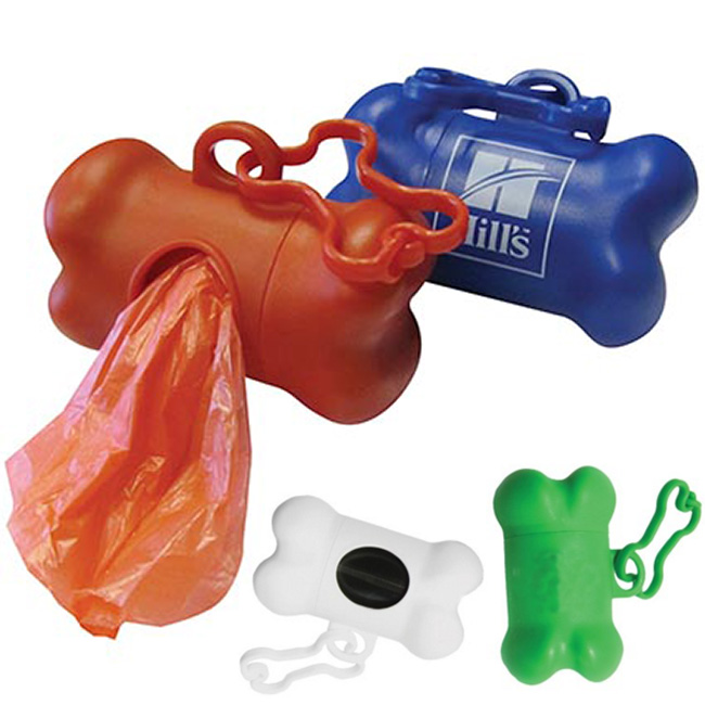 Bone Dog Bag Dispenser /W Carabiner. BD5450