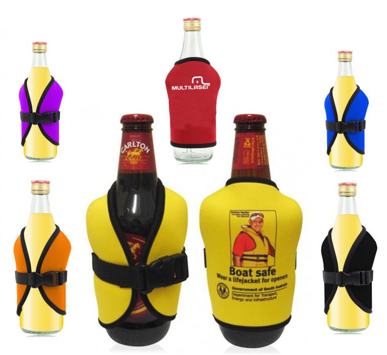 Bottle Cooler - Safety Vest Shaped. CC6923