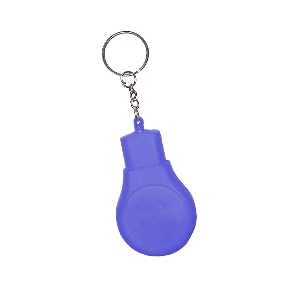 Bulb Shaped Measuring Tape Keychain. TM8120