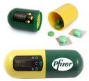 Capsule Shaped Digital Electronic Timer Pill Box. AB0338