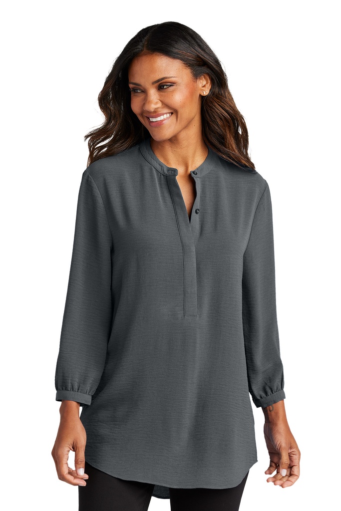 Port Authority Ladies 3/4-Sleeve Textured Crepe Tunic LW713