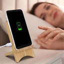 Bamboo Phone Holder Wireless Charger. BP1493