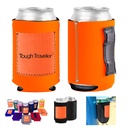 Collapsible Magnetic Can And Bottle Cooler Holder With Pocket. CC3528