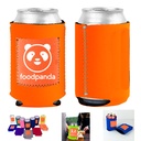 Collapsible Neoprene Can Cooler With Pocket. CC0738