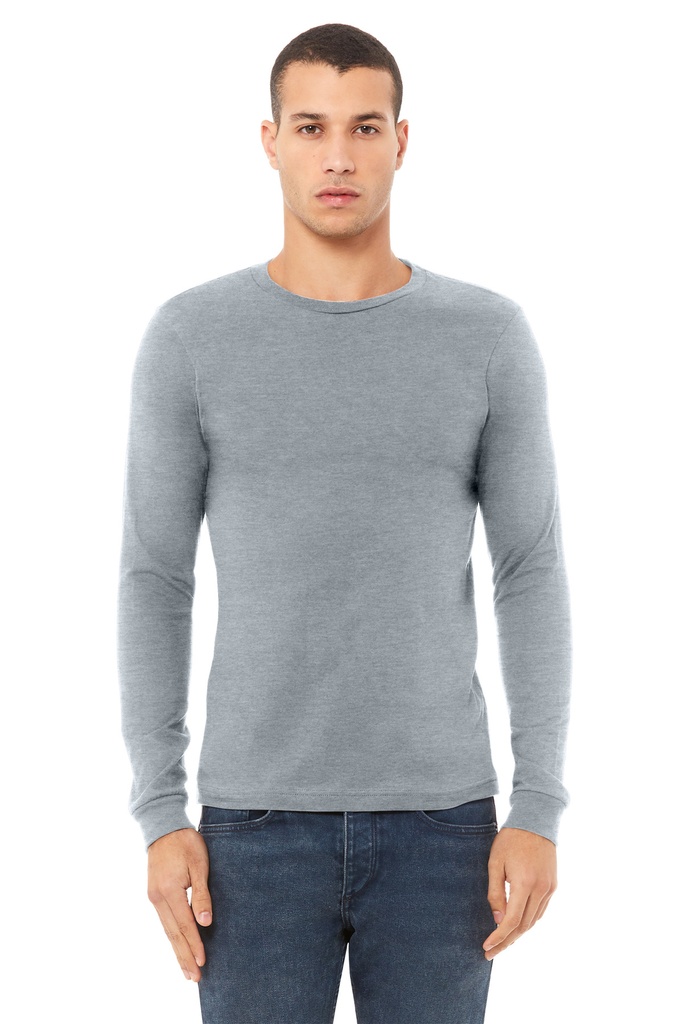 BELLA+CANVAS Unisex Heather CVC Long Sleeve Tee BC3501CVC