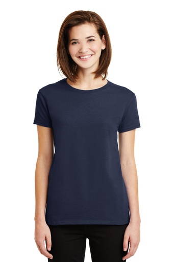 [571821] Gildan - Ladies Ultra Cotton 100% US Cotton T-Shirt. 2000L (Navy, XS)