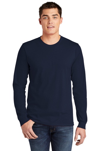 [2419491] American Apparel Fine Jersey Unisex Long Sleeve T-Shirt 2007 (Navy, S)