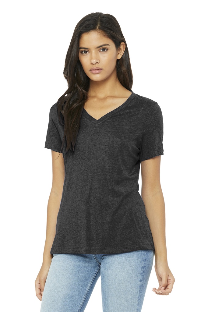 BELLA+CANVAS Women's Relaxed Triblend V-Neck Tee BC6415