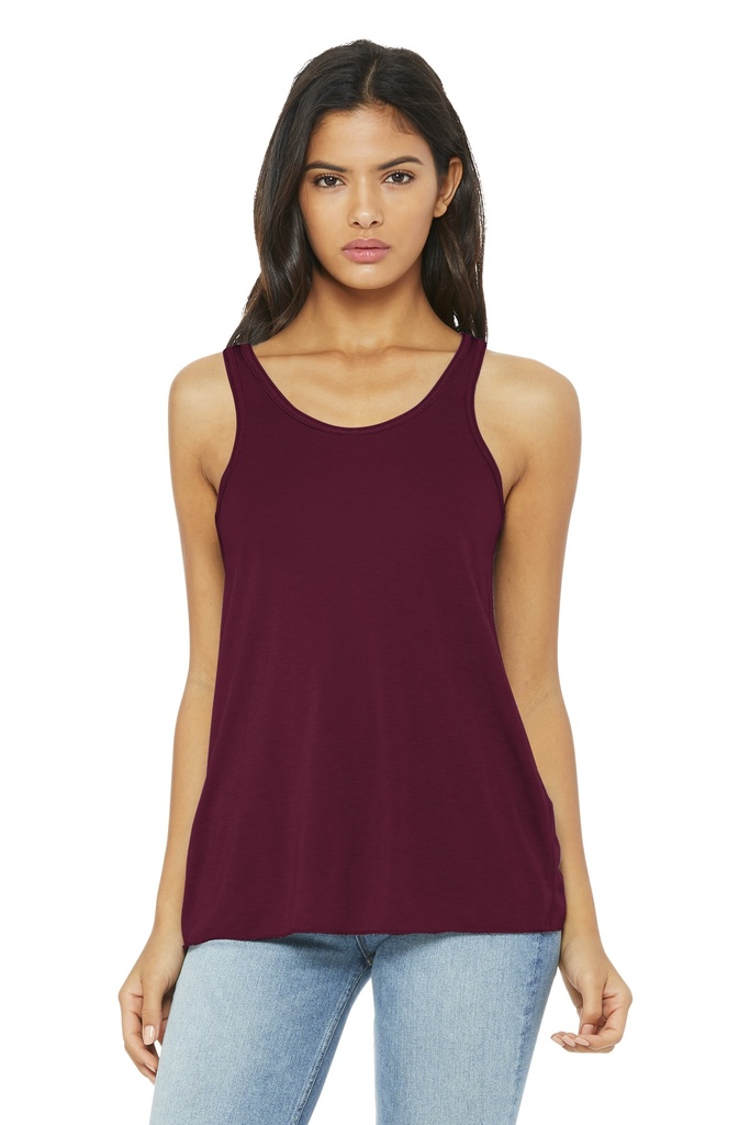 BELLA+CANVAS Women's Flowy Racerback Tank. BC8800