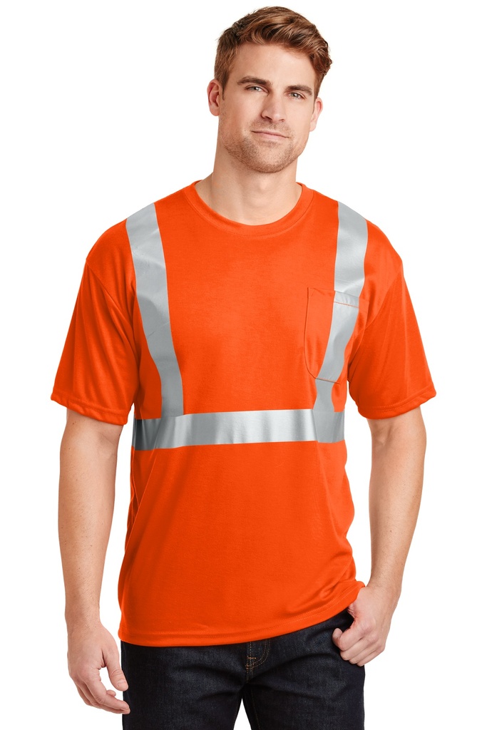 CornerStone - ANSI 107 Class 2 Safety T-Shirt. CS401