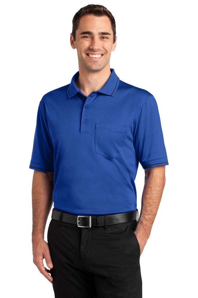 CornerStone Select Snag-Proof Tipped Pocket Polo. CS415