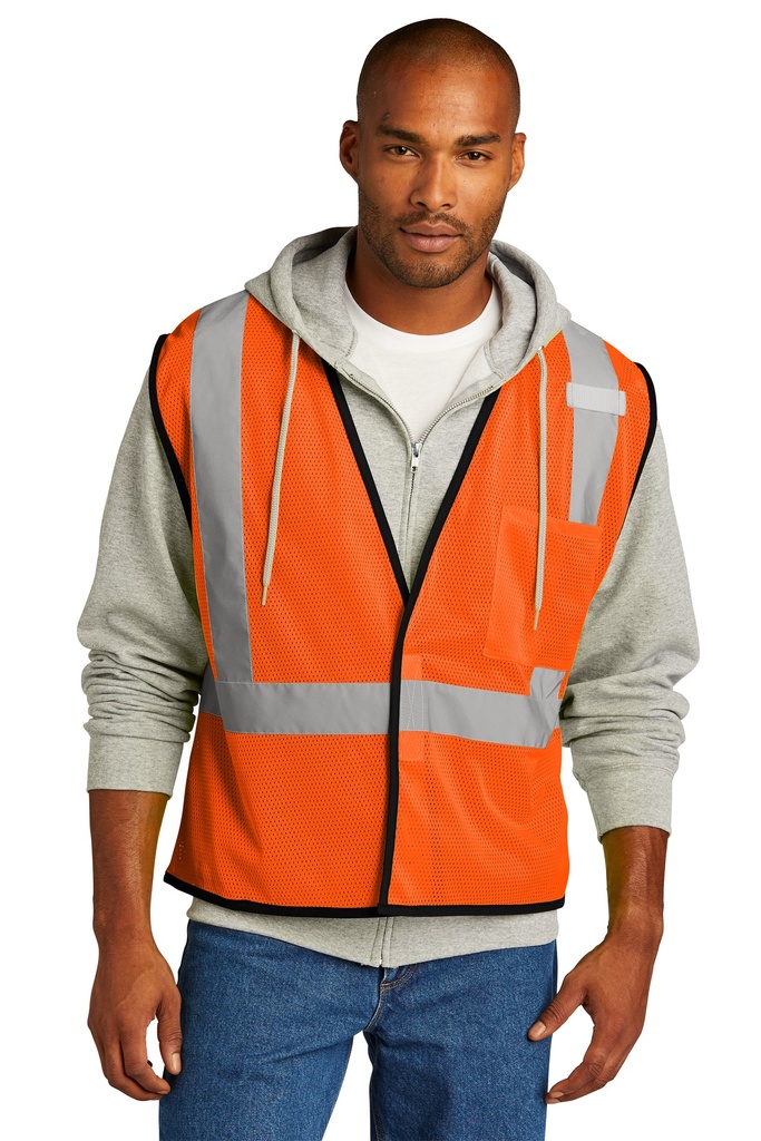 CornerStone ANSI 107 Class 2 Economy Mesh One-Pocket Vest. CSV100