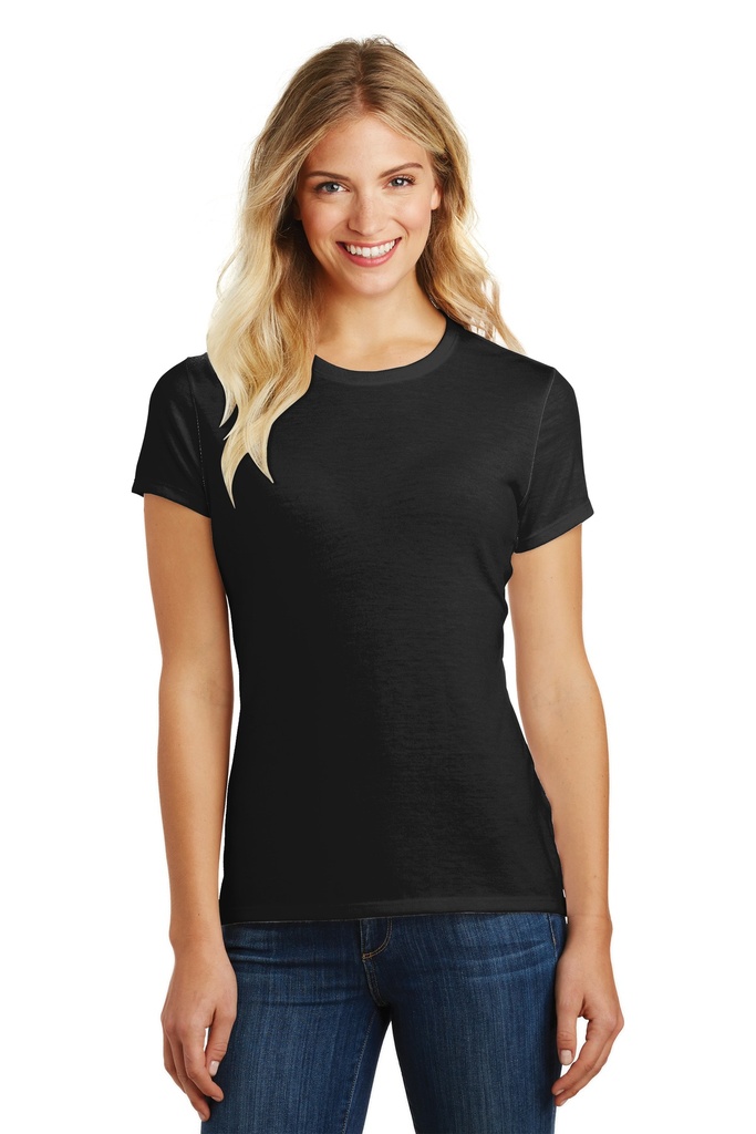 District Women's Perfect Blend CVC Tee. DM108L