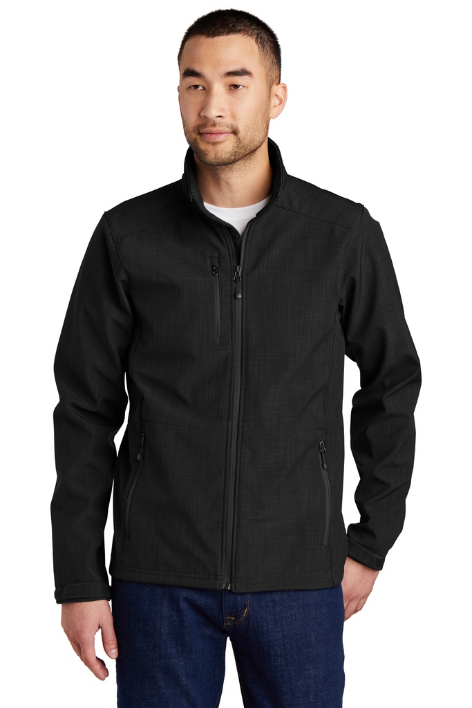 Eddie Bauer Shaded Crosshatch Soft Shell Jacket. EB532