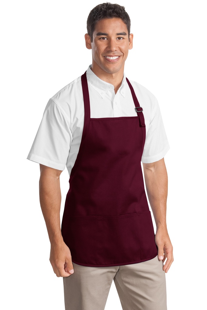 Port Authority Medium-Length Apron with Pouch Pockets. A510