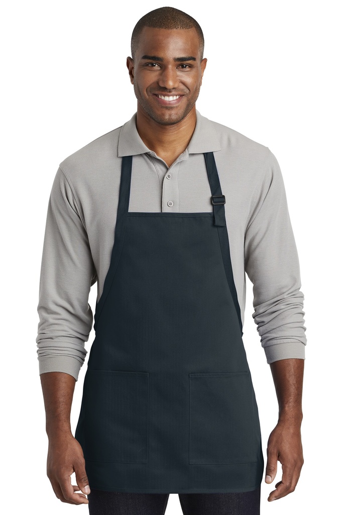 Port Authority Medium-Length Two-Pocket Bib Apron. A601