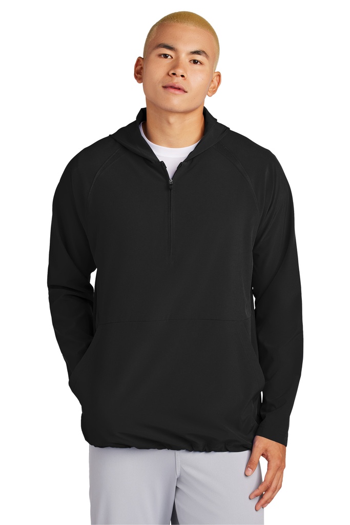 Sport-Tek Repeat 1/2-Zip Long Sleeve Hooded Jacket JST488