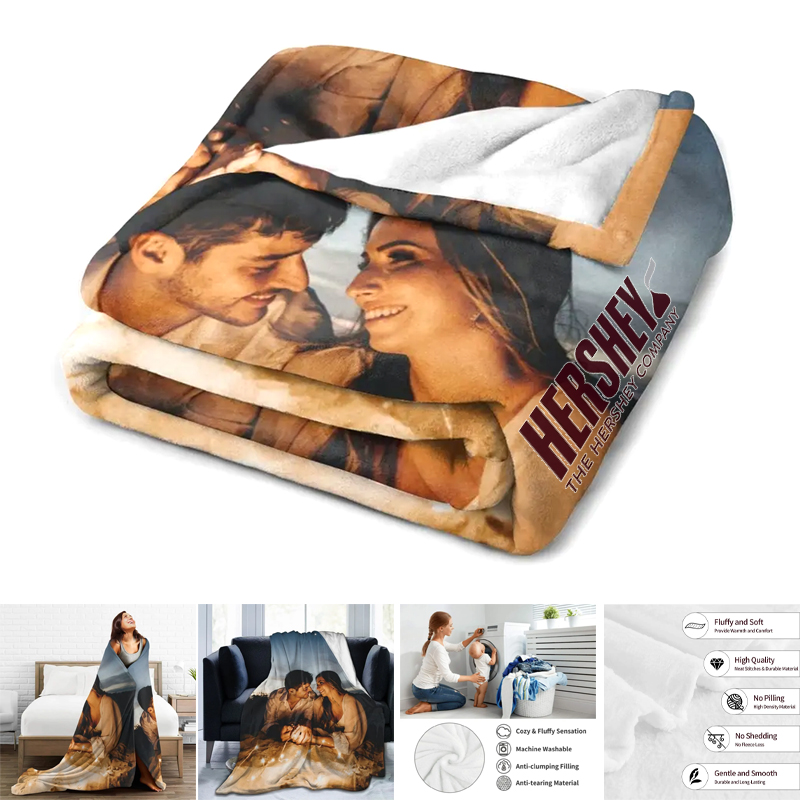 Cozy Fleece - WarmEmbrace Sublimation Fleece Blanket - 30" x 40". FB7198