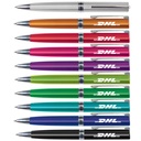 Curie Metallic Twist Ballpoint Pens. AC7666