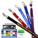 Custom 1/2" Polyester Lanyard - Silk Screen. LL2395