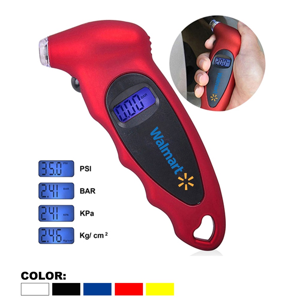 Digital Tire Gauge With LED Valve. TG9822