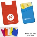 Double Pocket Cell Phone Adhesive Wallet - Silicone. PH2678