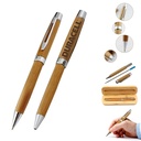 Earthy Elegance - Premium Bamboo Executive Pen. CP2838