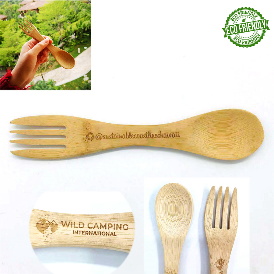 Eco-Friendly Bamboo Spork. EP6576