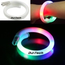 Flashing LED Tube Bracelet - Rainbow Light. LB9387