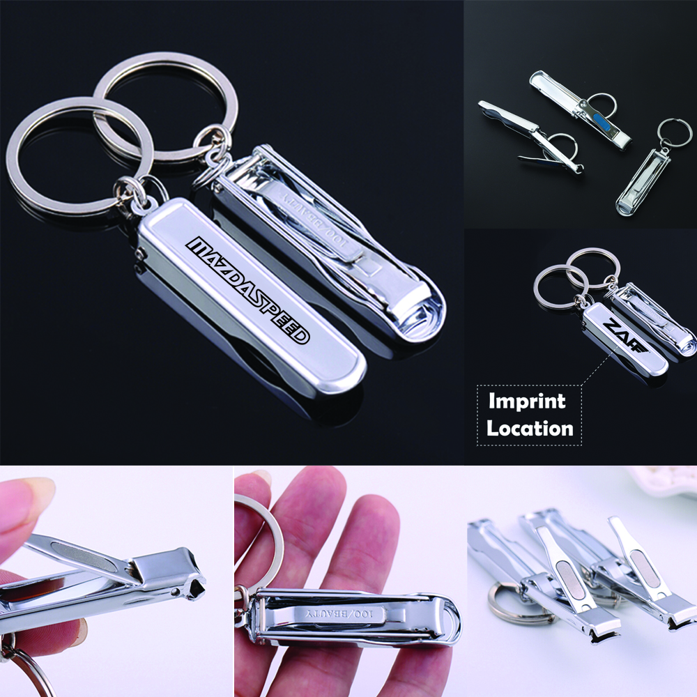 Foldable Nail Clipper Keychain. NK6352