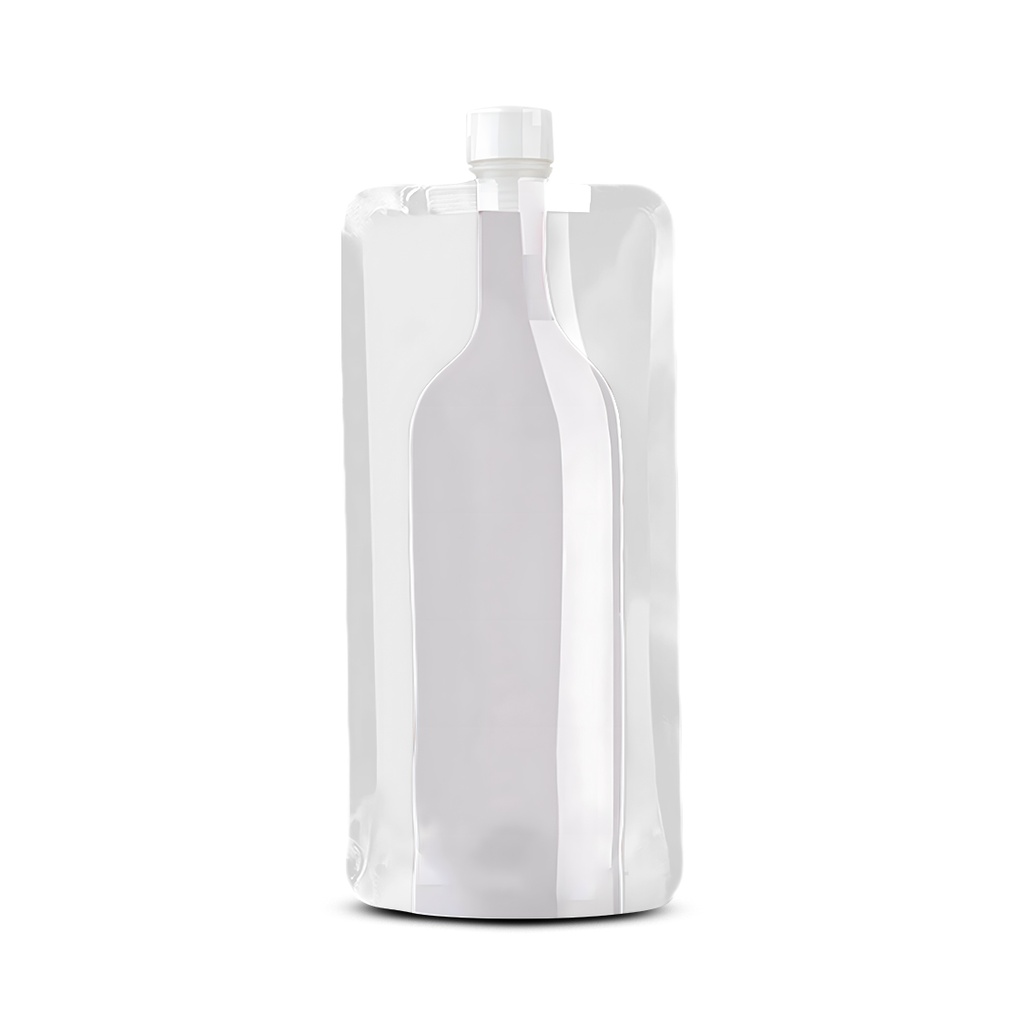 Folding Plastic Wine Bottle Flask 26 Oz. WF9158