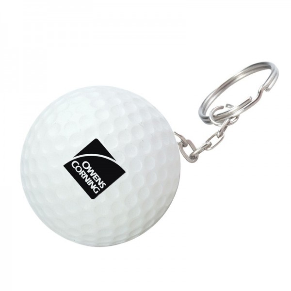 Golf Stress Ball Key Chain. GB4774