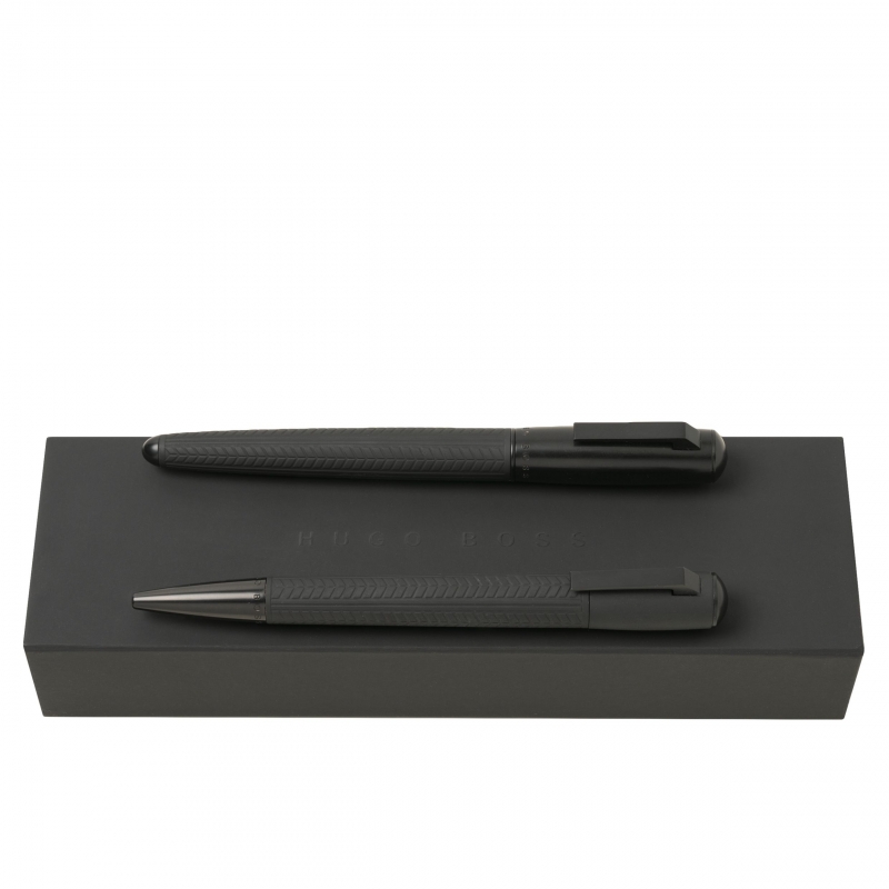 Hugo Boss Set Pure Tire (ballpoint pen & fountain pen) (Dual Branding)