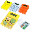 Large 4 Compartment Digital Electronic Timer Pill Box. PB5444