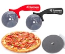 Long Handle Stainless Steel Wheel Pizza Cutter. P8249