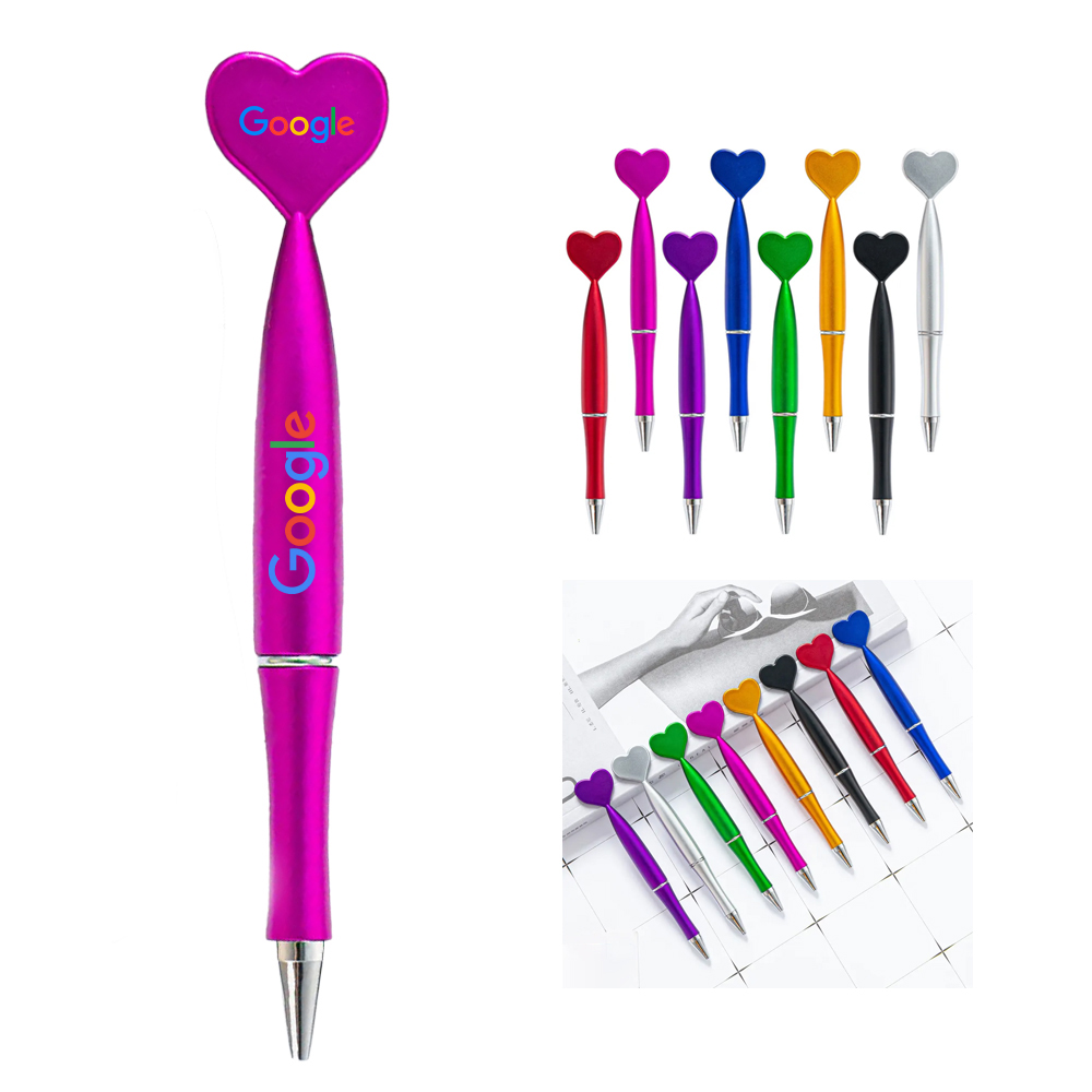 Love Ballpoint Pen - Heart Top. QR2899