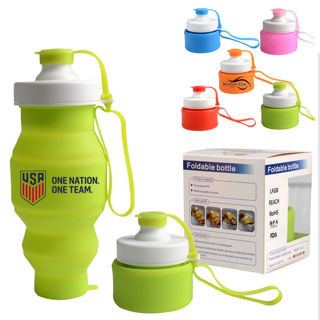 Magic Silicone Collapsible Water Bottle 18Oz. WB5105