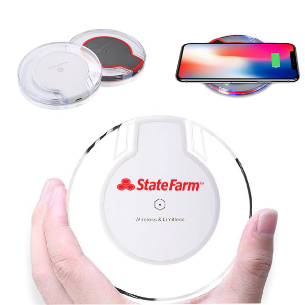 Round Qi Wireless Charging Pad. WC8500