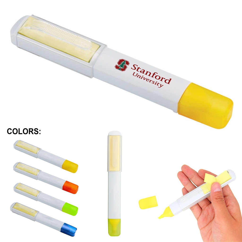 Sprinters Highlighter With Sticky Notes. PH7619