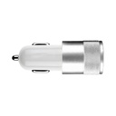 Universal Aluminum Dual USB Port Car Charger - Powerful 2.1A. USB1241